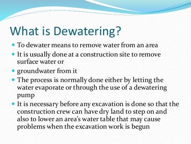 Construction Dewatering 101 construction-dewatering-101