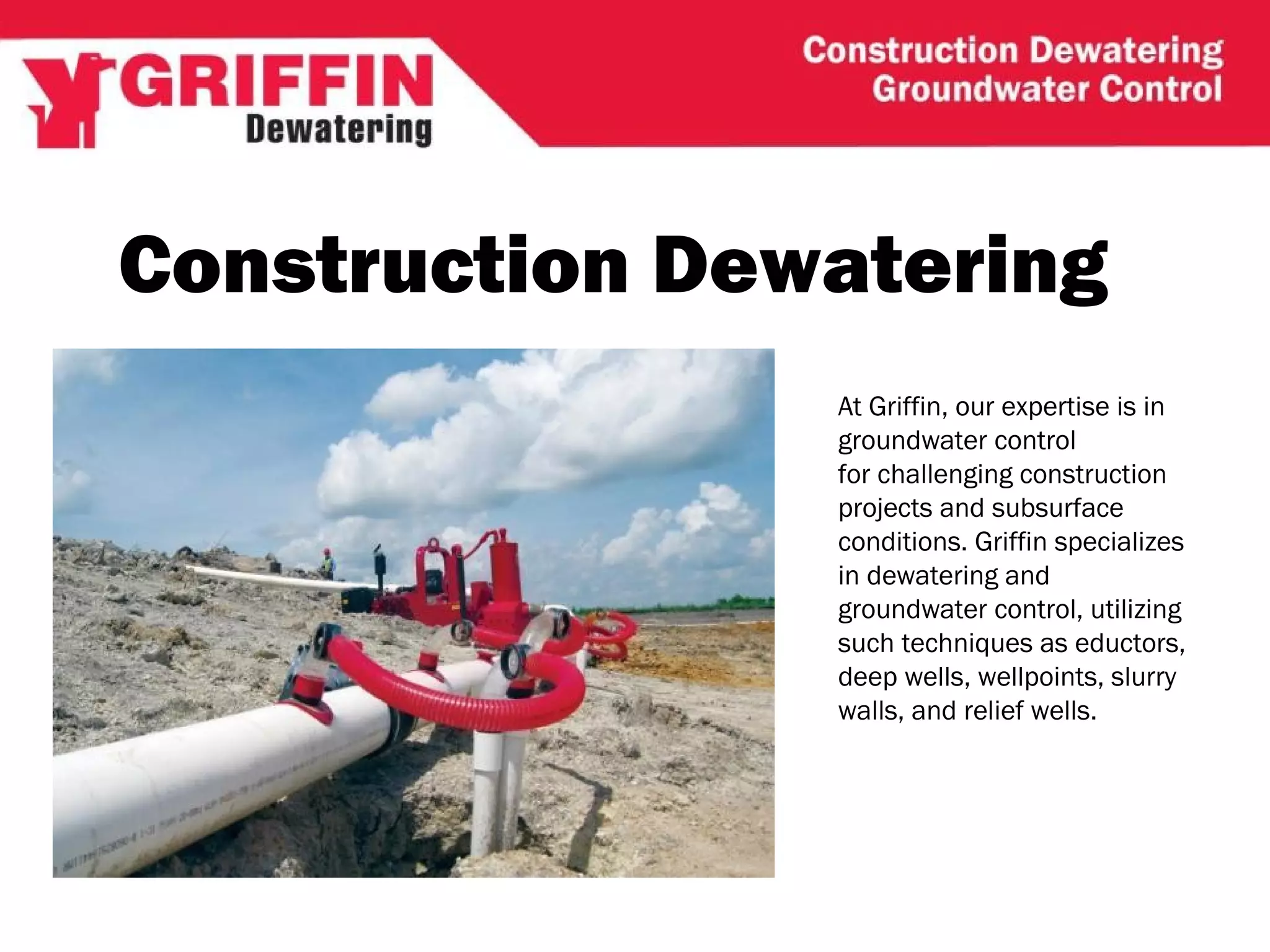 Construction Dewatering PowerPoint | PPT