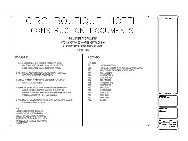 Construction Documents Example Sets – OHYE