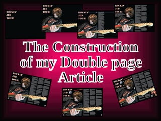 The Construction of my Double page Article 