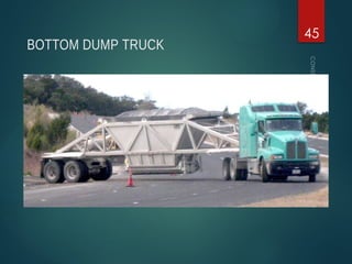 BOTTOM DUMP TRUCK
CONSTRUCTION
EQUIPMENT
45
 