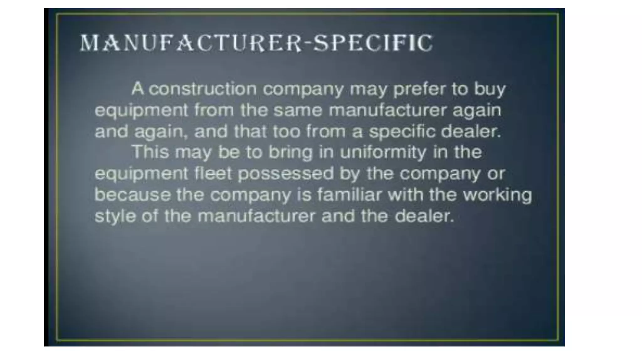 Construction equipment- classification, factors affecting its selection.pptx