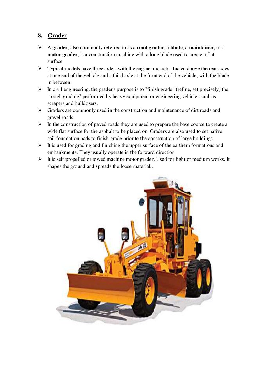 Construction equipments Introduction and Classification