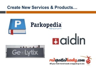 Create New Services & Products…
 