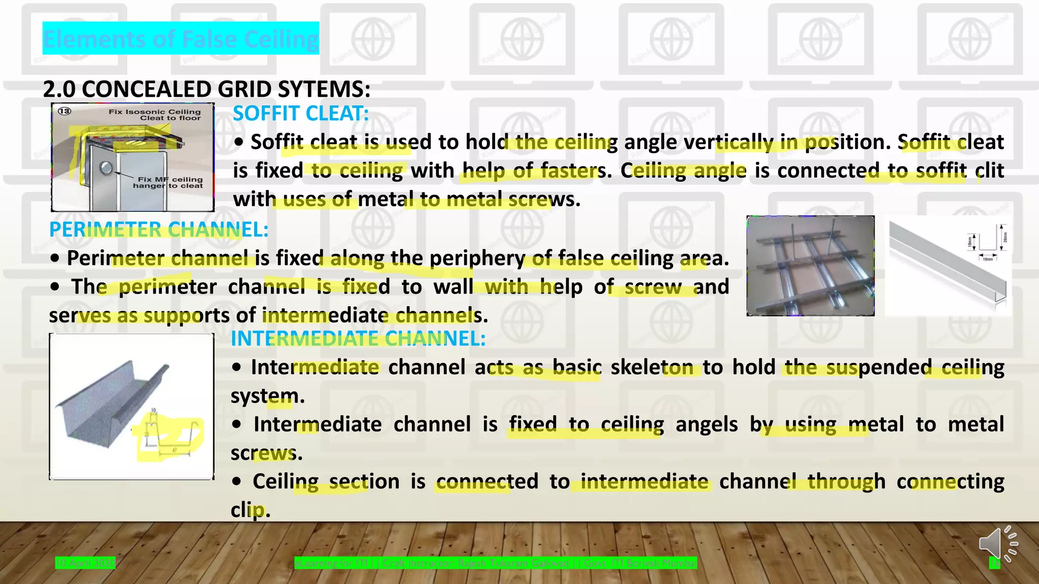 Construction false ceiling | PDF