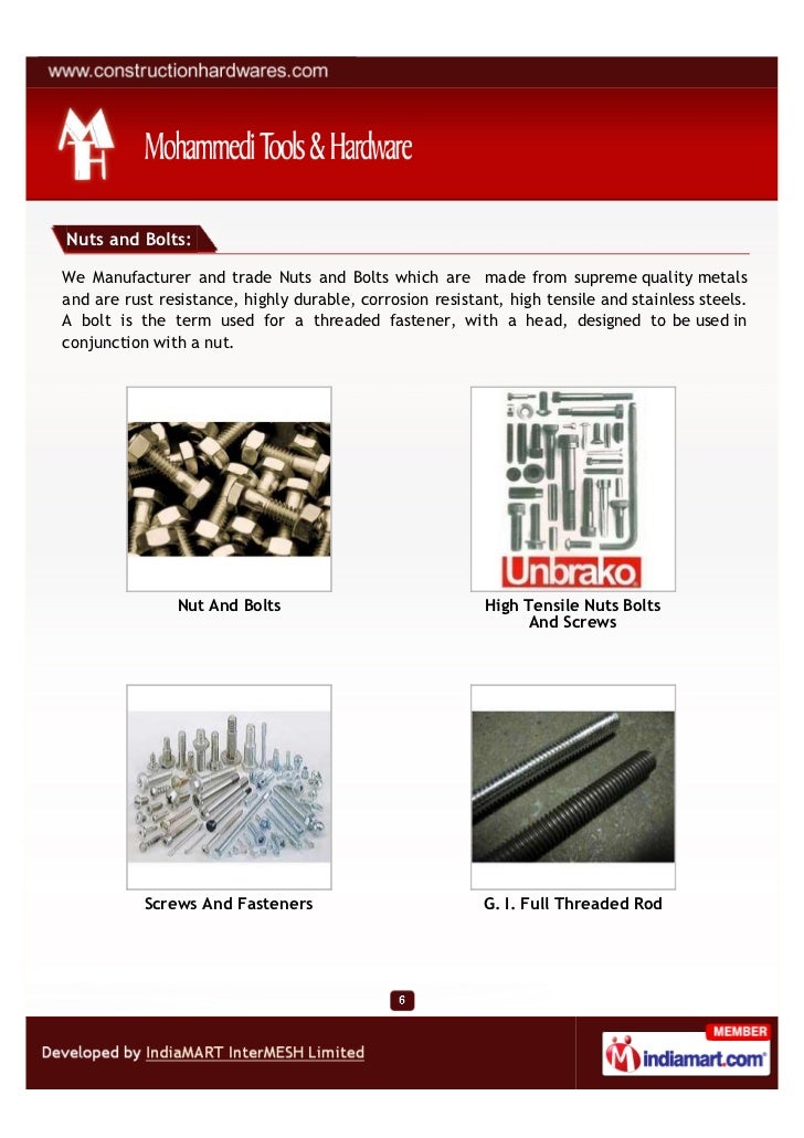 Mohammedi Tools & Hardware, Pune, Wire Nails