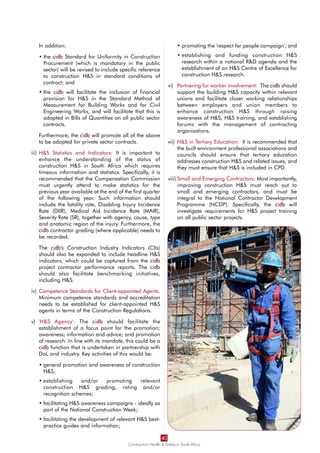 Construction Health and Safety in South Africa | PDF