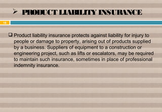 Lift Liability Insurance Construction Insurance | PPT