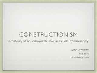 Constructionism