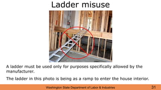 Ladder Misusing Construction Ladder Safety version 01 - RPM.ppt