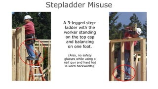 Ladder Misusing Construction Ladder Safety version 01 - RPM.ppt