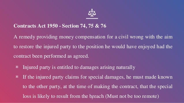 Remedies For Breach Of Contract