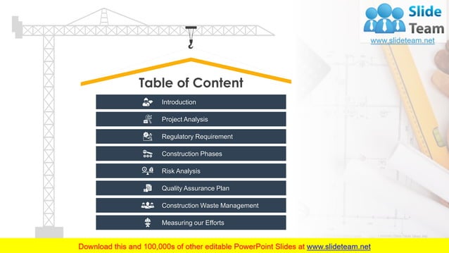 Construction Management PowerPoint Presentation Slides | PDF