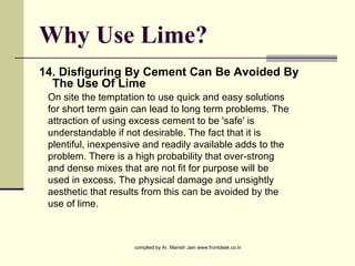 Construction material lime | PPT