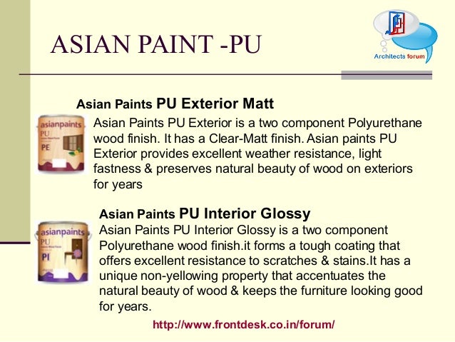 Creative Asian Paints Pu Exterior Matt for Large Space