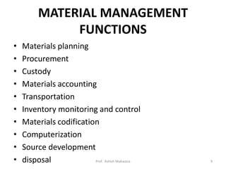 Construction material management_Construction Management (2180611 ...