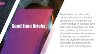 BRICKS - Construction materials and testing | PPTX