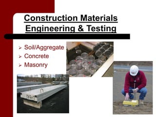 Construction Materials Engineering and Testing | PPT