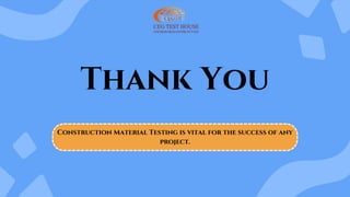 Construction Material Testing Laboratory in India