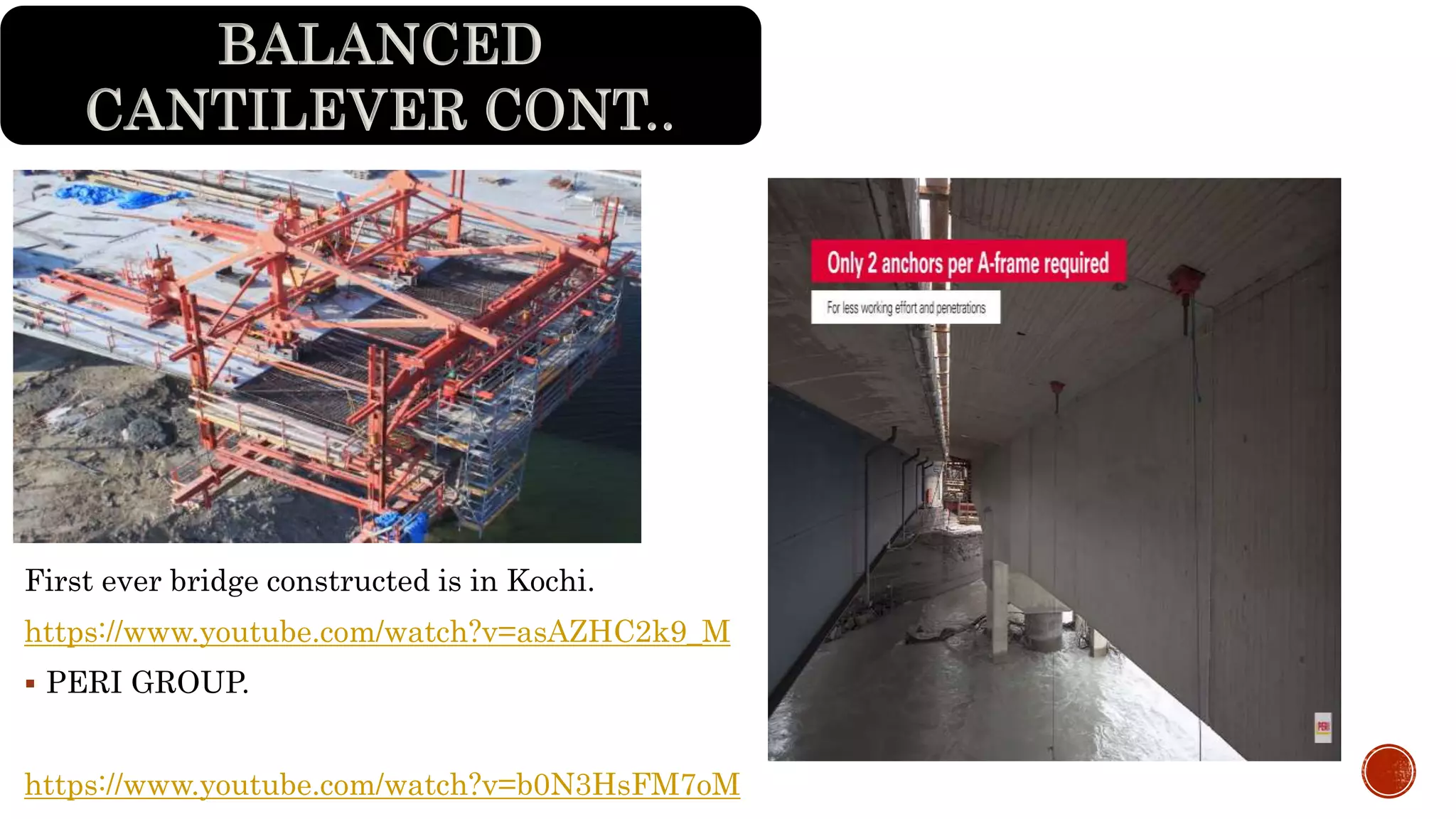 Construction methods of Bridges and its types | PPTX