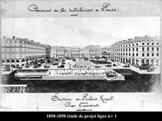 1890-1898 étude de projet ligne n° 1 