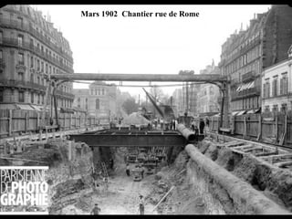 Mars 1902  Chantier rue de Rome 