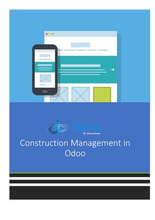 Construction Management in
Odoo
 