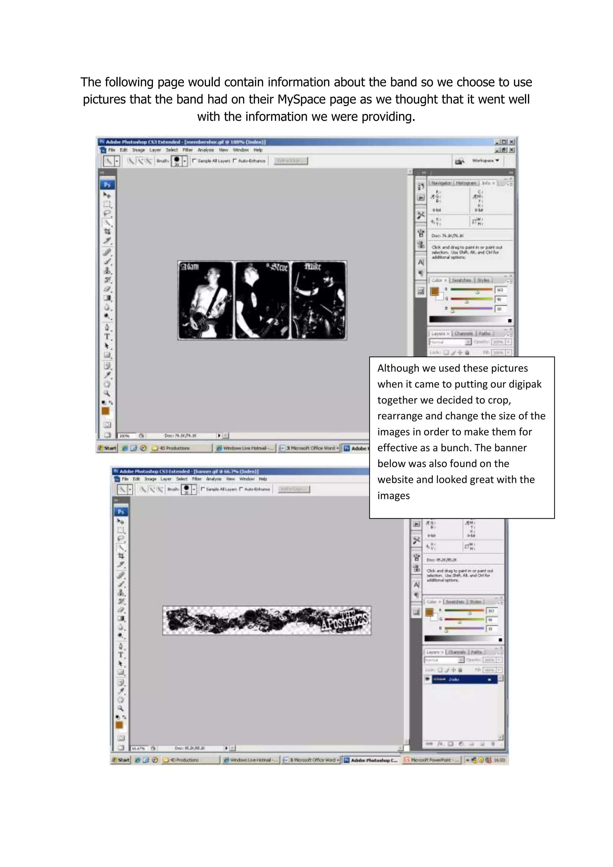 Construction Of Digipak