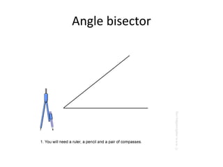 Angle bisector