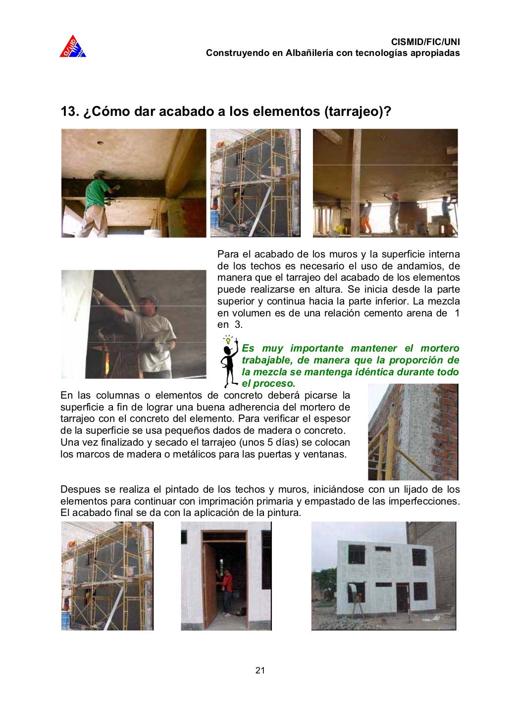Construction of masonry_spanish