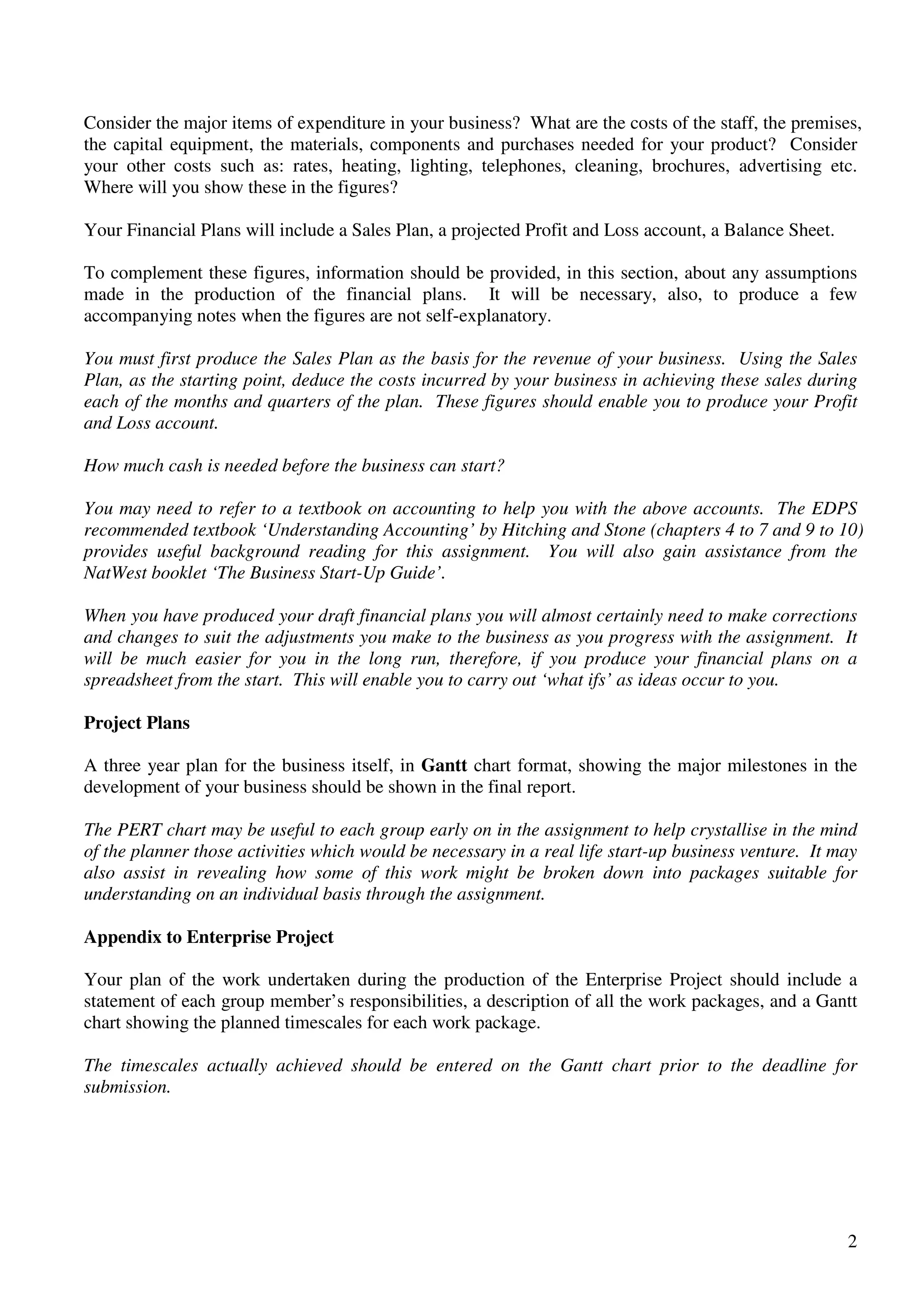 Construction Of Plan