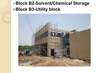 Block B2-Solvent/Chemical Storage
Block B3-Utility block
 