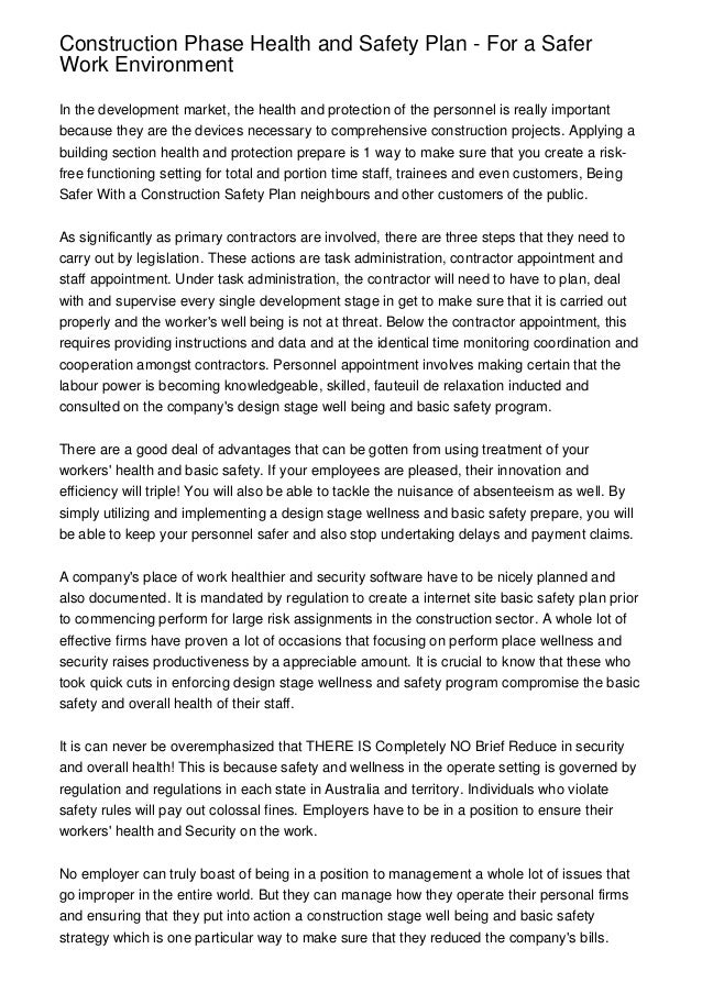 Construction Phase Health And Safety Plan For A Safer Work Environm construction-phase-health-and-safety-plan-for-a-safer-work-environm