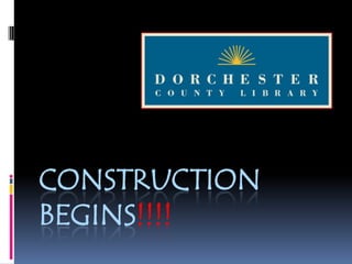 Construction Begins!!!! 