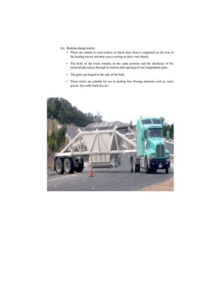 Construction plant and equipment notes