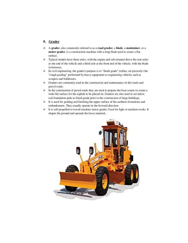 Construction plant and equipment notes PDF