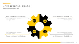 30
Construction Presentation
Infographic Slide
Replace your short text in here
Lorem ipsum dolor sit amet, consectetuer
adipiscing elit, sed diam
Architecture Buildings
Architecture Buildings
Lorem ipsum dolor sit amet, consectetuer
adipiscing elit, sed diam
Lorem ipsum dolor sit amet, consectetuer
adipiscing elit, sed diam
Architecture Buildings
Architecture Buildings
Lorem ipsum dolor sit amet, consectetuer
adipiscing elit, sed diam
 