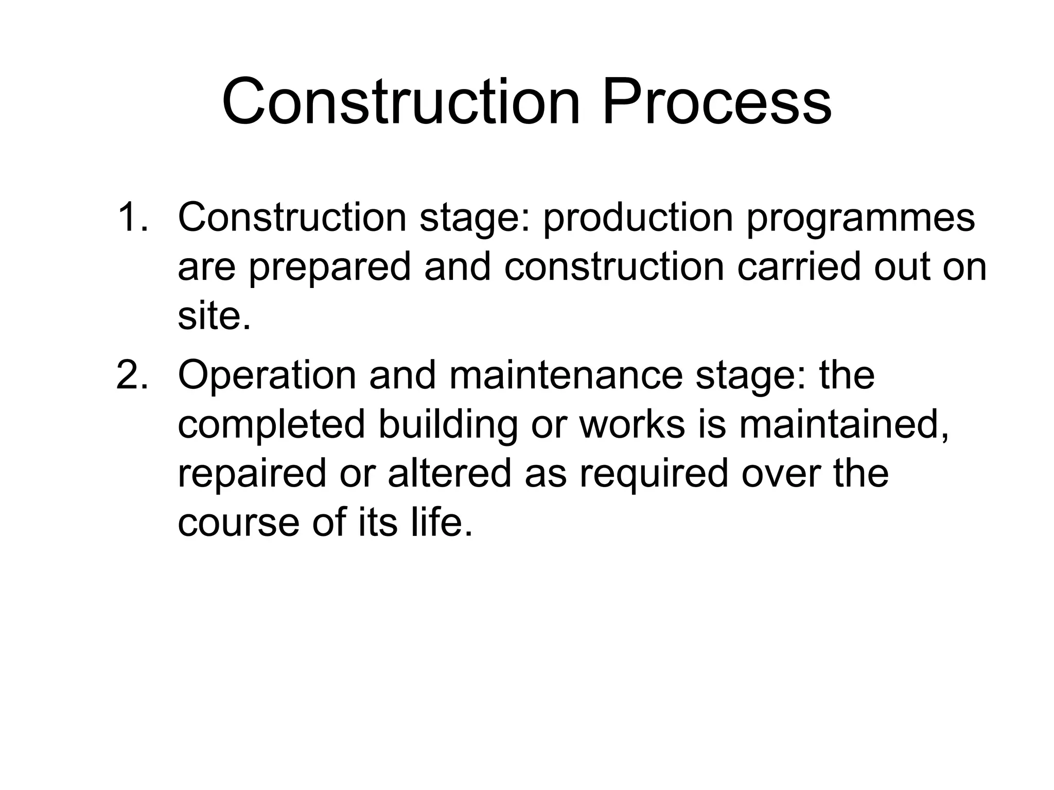 Construction process | PPT
