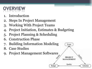 Construction project management | PPTX