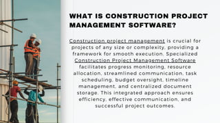 10 Best Construction Project Management Software For 2024 | PDF