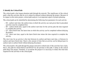 Activity Path Construction Project Managment Techniques | PDF