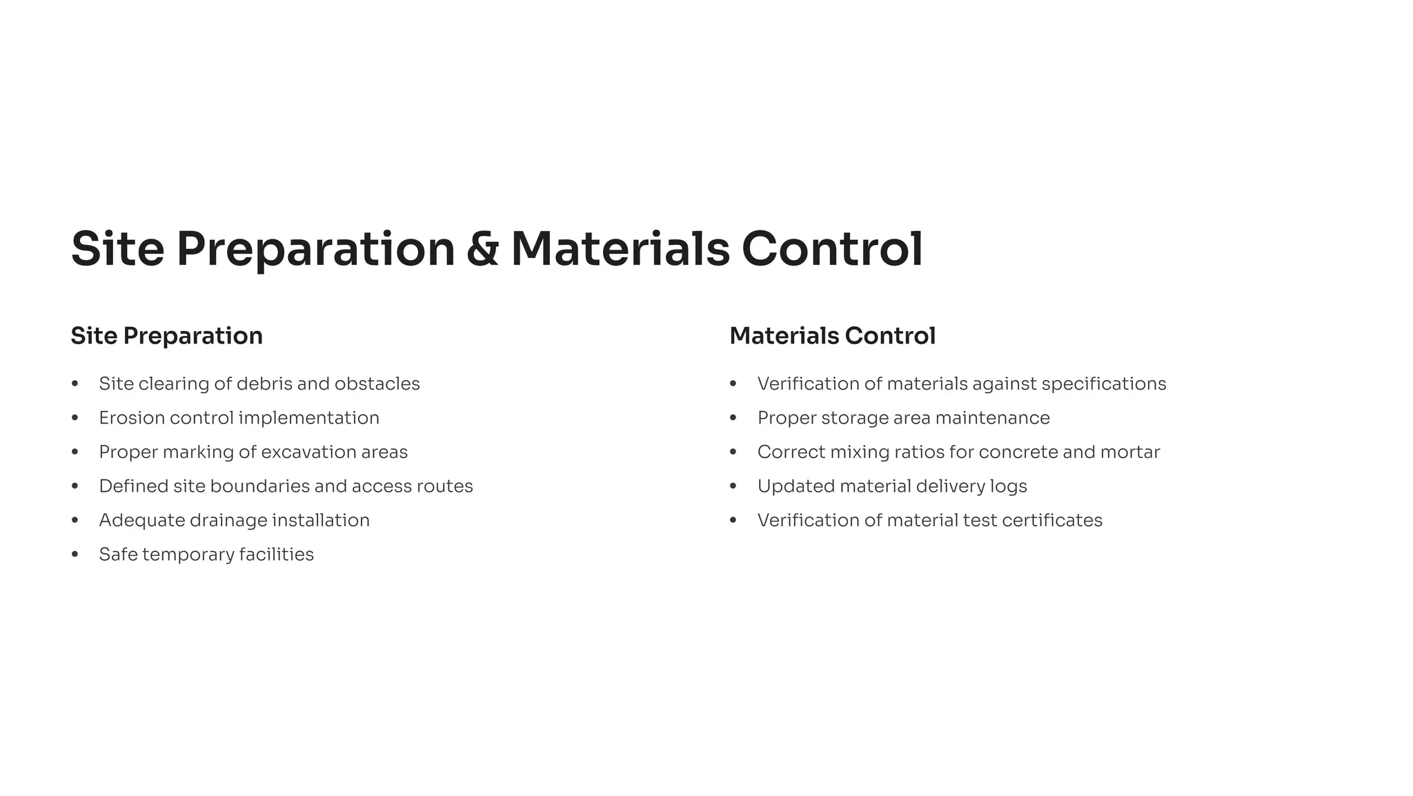 Construction Quality Control Checklist with eAuditor Audits ...