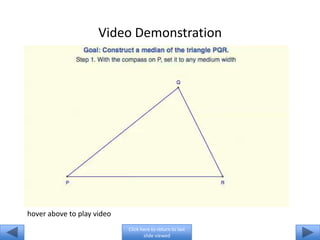 Video Demonstration




hover above to play video
                            Click here to return to last
                                   slide viewed
 