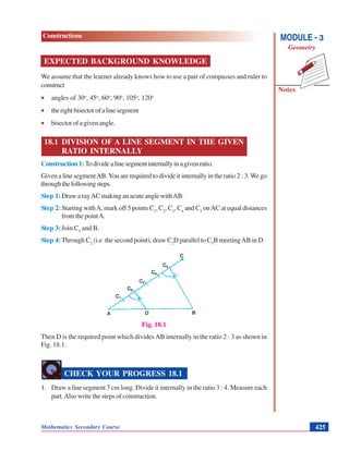 Constructions -GEOMETRY | PDF