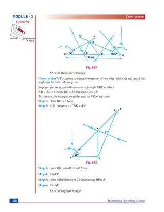 Constructions -GEOMETRY | PDF
