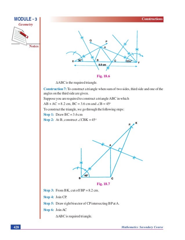 Constructions GEOMETRY