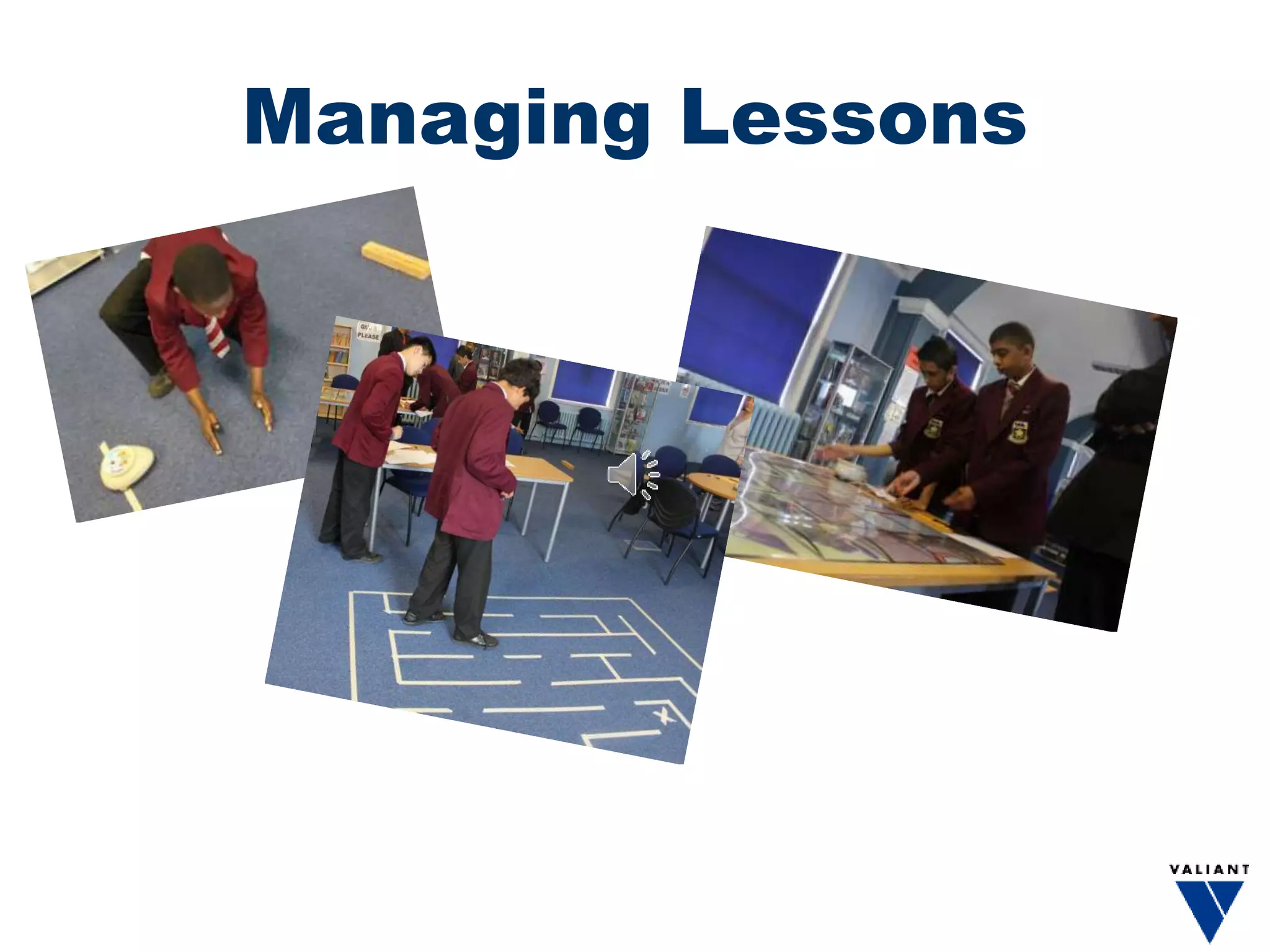 Managing Lessons
 