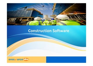 Construction Software
 