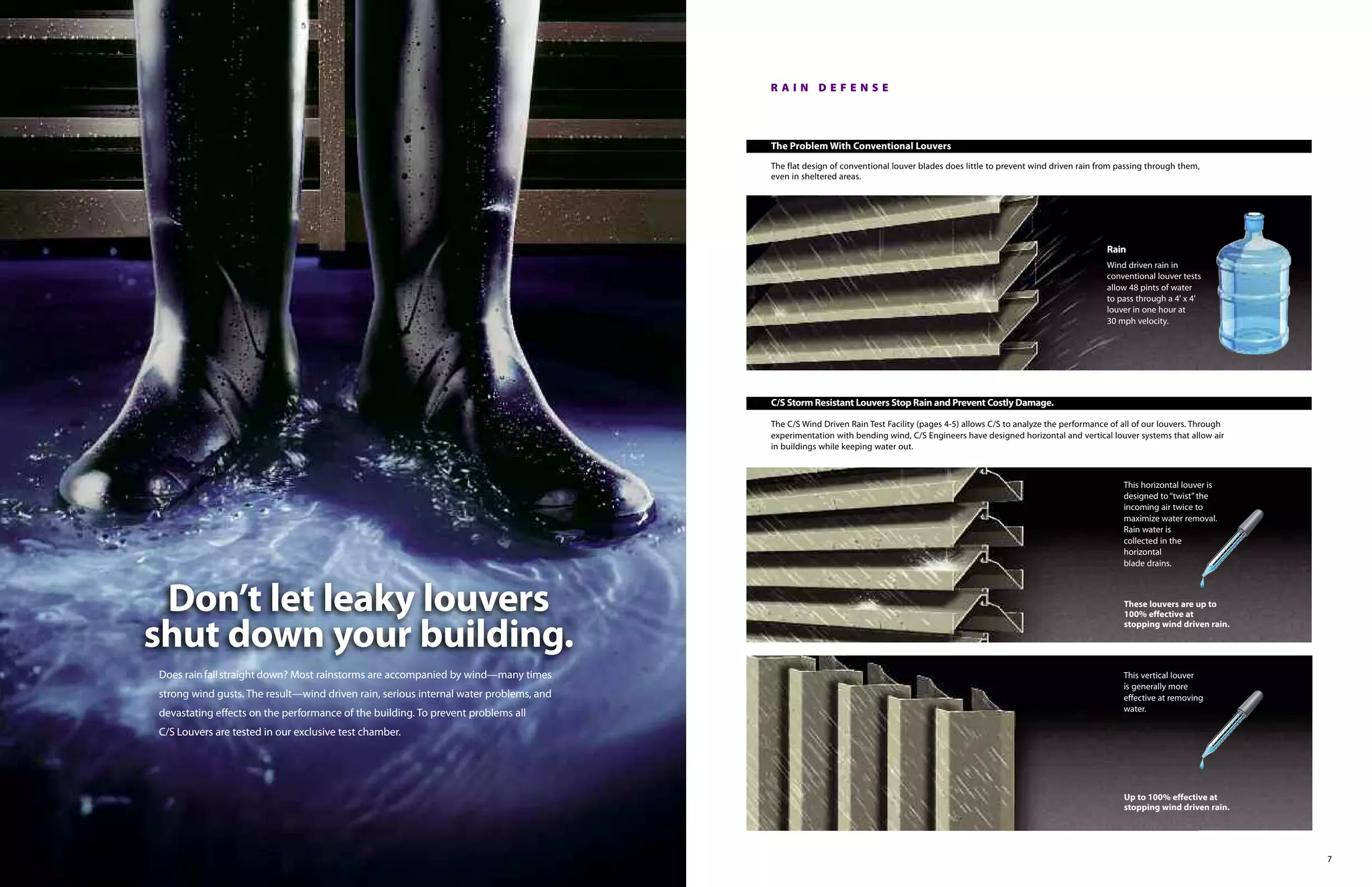 Louver Cladding Defects Construction Specialties 2010 Louver Catalog | PDF