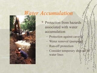 Run Off Protection Construction Standards for Excavations.ppt